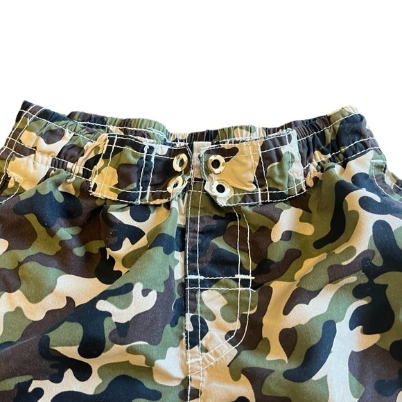 Kute n Koo swim pull-on trunks camouflage elastic waist lining pockets Boy 5 - Picture 5 of 12